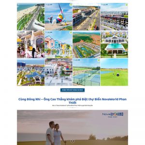 Alternative view of Theme wordpress bất động sản novaland