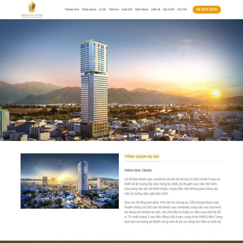 Thiết kế web bất động sản