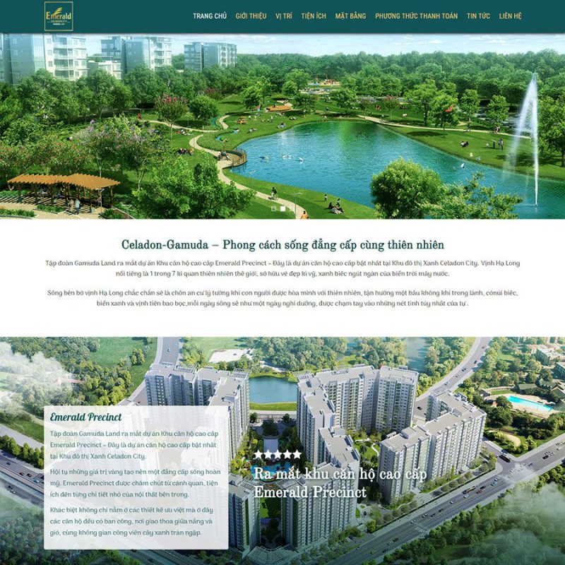 Thiết kế web bất động sản