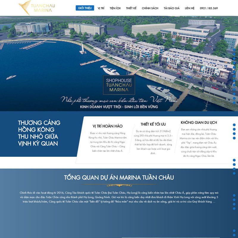 Thiết kế web bất động sản