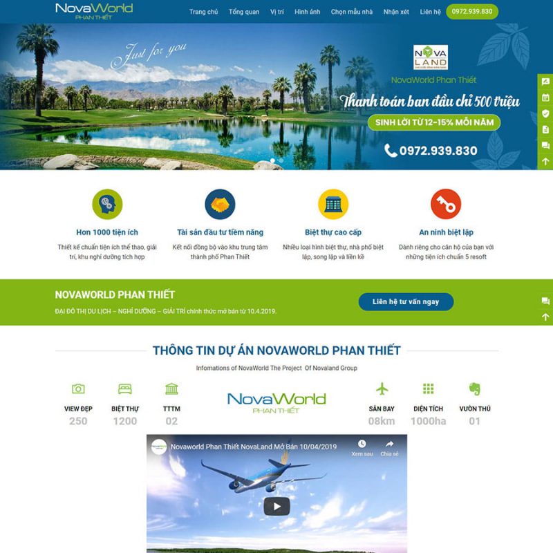 Thiết kế web bất động sản