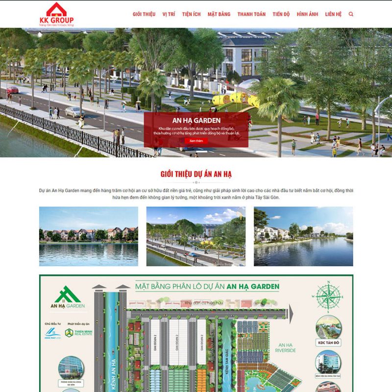 Thiết kế web bất động sản