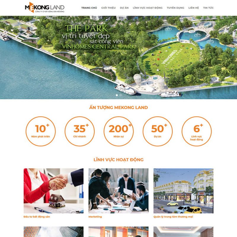 Thiết kế web bất động sản