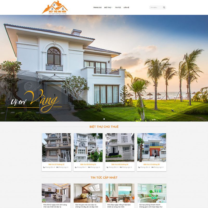 Thiết kế web bất động sản