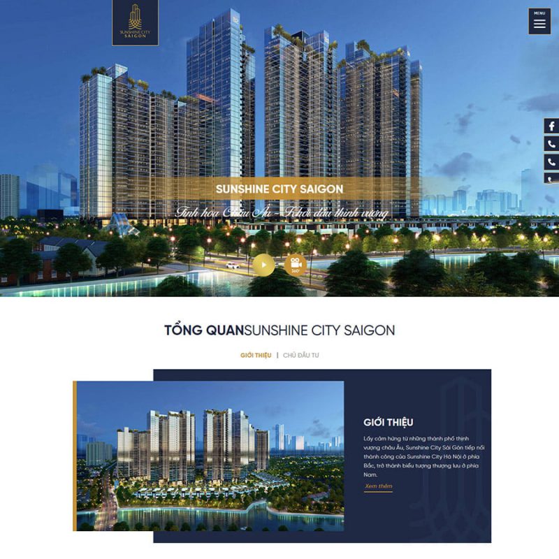 Thiết kế web bất động sản