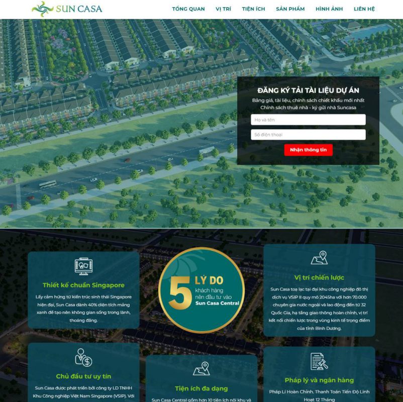 Thiết kế web bất động sản