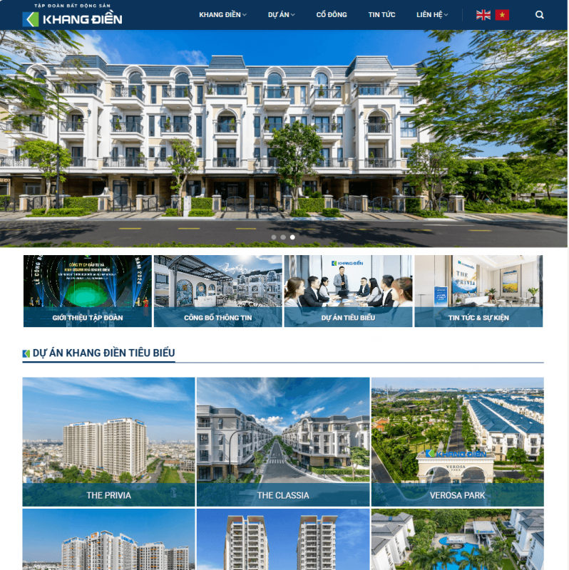 Thiết kế web bất động sản