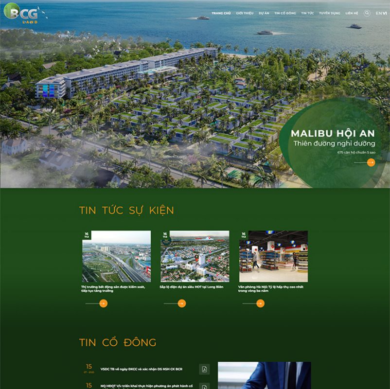 Thiết kế web bất động sản