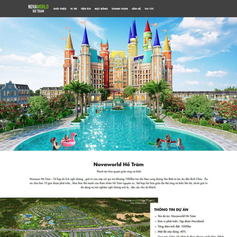 Thiết kế web bất động sản